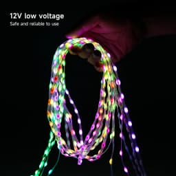 WS2811 3Pin 12V Smart Garland LED Lights Cuttable Programmable Ramadan Lights Decoration Room Decor