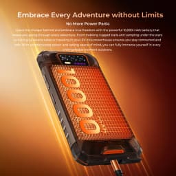OUKITEL WP58 PRO 5G Rugged Smartphone 24GB(8+16) RAM + 512 ROM, Android 15 NFC 64MP Cellphone with Camping Lamp ,10000mAh 33W