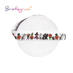 BRISTLEGRASS 2 5 10 Yard 5/8" 15mm Lace Crown Leopard Animal Print Fold Over Elastics FOE Spandex Band Tape Hair Tie Sewing Trim