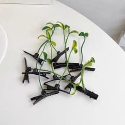 5-100pcs Grass Style Hair Clips Cute Sprout Plant Hairpins Novelty Hair Accessories for Women Girls Party Cosplay Funny Headwear