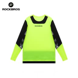 ROCKBROS Bicycle Jerseys Long Sleeves Pullover T-shirts Men Breathable XC Sports Tops MTB Road Bike Cycling Jackets Summer