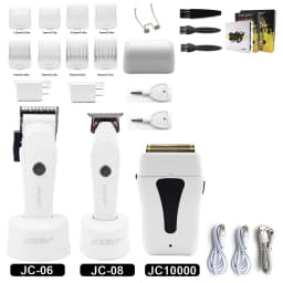 JUCAI Mini Candy Professional Hair Clipper for Men 7200RPM Brushless Motor Phantecho DLCBlade Base Charger Haircut Machine
