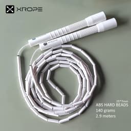 STRAIGHT HARD BEAD BEADED JUMP SKIPPING ROPE COLORFUL SKILL FREESTYLE FITNESS CROSSFIT