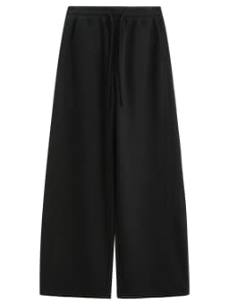 FSLE 2026 Fall Women's High Waisted Barrel Leg Soft Brushed Fleece Jogger Pants - Straight Cut Casual Pants for Daily Wear