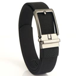 TUSHI Brand New 3.5 Wide Alloy Automatic Buckle Thickened Double-Layer Nylon Soft Mens Belt Versatile Casual Outdoor Pants Belt