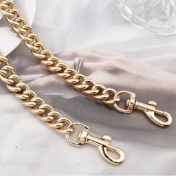 Aluminum Chain Strap Bag Silver Gold Metal Chain 13mm Designer Shoulder Bag Chain Replacement Accessories Hardware 120cm