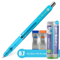 Japan Mechanical Pencil ZEBRA DelGuard 0.3/0.5/0.7mm Continual Lead Multi Color Automatic Pen Aesthetic School Supplies for Kids
