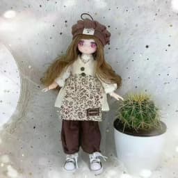 30cm Kawaii BJD Doll Girl 6 Points Joint Movable Doll with Fashion Clothes Soft Hair Dress Up Girl Toys Birthday Gift Doll New