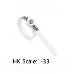 Professional Ring Size Measurement Tool Magnifying Glass Ring Measuring Tape Ring Sizers Fashion Jewelry Measuring Tools