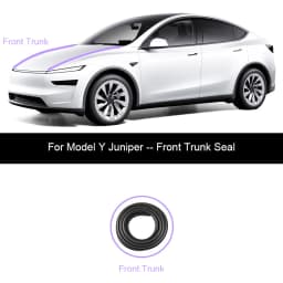 For Tesla Model Y Juniper Door Seal Strip Soundproof Rubber Weatherstrip for Model 3 Highland B-Pillar Sealing Noise Reduction