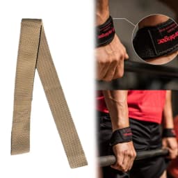 1Pc Gym Bodybuilding Lifting Grip Belt Wrist Support Sport Fitness Straps Wrist Wraps Anti-Slip 3.8*63cm Weightlifting Hand Belt