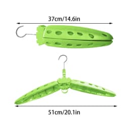 Foldable Wetsuit Hanger Diving Surf Quick Dry Wetsuit Jumpsuit Folding Hanger Fast Dry Folding Vented Hanger 