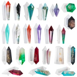 24 Styles New Necklace Pendant Earring Silicone Molds DIY Jewelry Making Resin Casting Mould for Craft Decoration Making Tools