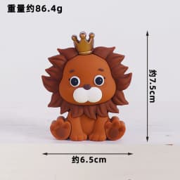 1pcs Jungle Party Cake Topper Safari Animals Figures Toys Picks Wild Jungle Animals Theme Baby Shower Happy Birthday Cake Decor