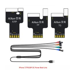 C AIXUN DC Power Boot Test Cable Mobile Phone Power Supply Control Test Line Compatible with 7 to 17 Series All Models Fit P2408