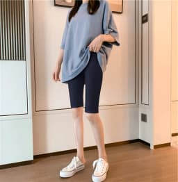 Thin Five-Point Modal Ice Silk Tight Safety Pants Women's Shorts Summer Elastic Breathable Anti-Light Bottoming Trousers