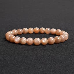 Natural Grey Labradorite Bracelets Flash Smooth Spectrolite Moonstone Round Elastic Beads Bracelet Genuine Natural Stone Jewelry
