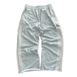 Retro Striped Sweatpants Elastic Waist Elastic Casual Pants Y2K Pants Harajuku Hip Hop Loose Pants Jogging Street Wear COTTON