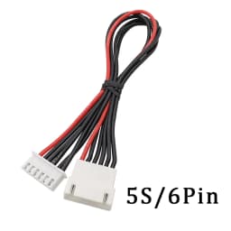 2/5Pcs JST-XH 2S 3S 4S 5S 6S 7S 8S LiPo Battery Balance Charger Extension Cable Balance Charging Wire 20CM 7.8Inch 22AWG