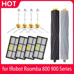 For IRobot Roomba 850 860 861 866 870 880 890 960 980 981 985 Vacuum Cleaner Main Side Brush Hepa Filter Mop Rag