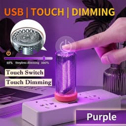 Retro USB Led Filament Night Light Yellow Warm Bulb Touch Dimmable Lighting RGB ambient light For Home Decor Emergency Lighting