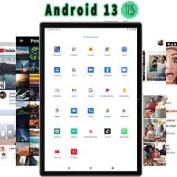 Tablet 10.1 Inch 4G Lte Sim Card 8GB RAM 256GB ROM Tablets 2.4G/5G Wifi Android 13 Sim Card Tablet PC