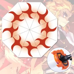 Long Demon Slayer Katana Umbrella UV Blocking Parasol Kochou Anime Kimetsu No Yaiba Shinobu Samurai Sword Umbrellas Raincoa Gift