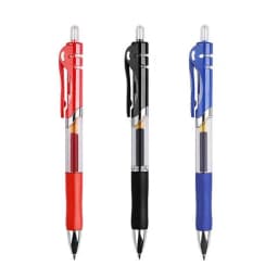 0.5mm Retractable Gel Pens Set Black/red/blue Ink Ballpoint for Writing Refills Office Accessories School Supplies Stationery