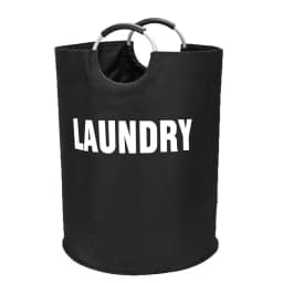 Thickened Foldable Recycling Storage Basket Large Capacity Empty Bottle Bag with Aluminum Handle for Kitchen Laundry Organizer