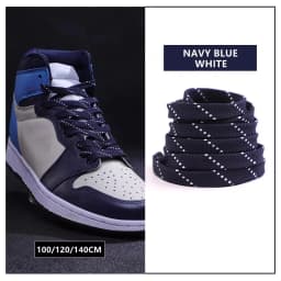New Twill Two-Tone Shoelaces for Sneakers Flat Shoelace Pattern Premium Colorful Shoe Laces Athletic Unisex Shoestring 1pair
