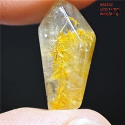 Natural Gold Rutilated Quartz Pendant Sun Flower Rutilated Quartz Jewelry Raw Material Love Women Brazil AAAAAAA