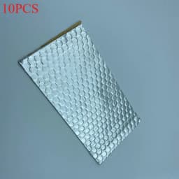 10PCS Butyl Rubber Shock-absorbing and Soundproofing Board, Self-adhesive Damping Board, Thermal Insulation and Noise Reduction