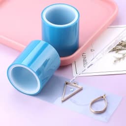 Geometric Shape Metal Epoxy Mold with Traceless Tape Resin Craft Moldl for Jewelry Making Supplies Handmade DIY Accessories