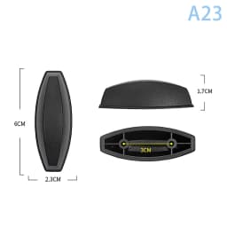 1Pcs Black Replacement Plastic Stud Luggage Feet Pads Baggage Stud Foot Feet Pads For All Suitcase Bags Luggage Stand Feet 2025