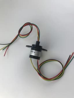 1PC 2/3/4/6/8/12/18/24 Channels Wires Capsule Slip Ring 2/5/10A Slipring 12.5/22mm Mini Rotary Conductiv Joint Connectors