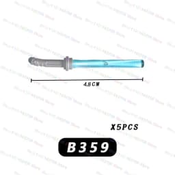 MOC Game Anime Cartoon Multi-colored Lightsaber Building Block Toy Children’s Gift Accessory Educational Toy PJB349-365