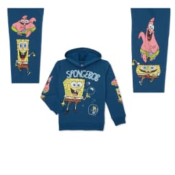 SpongeBob Series 2024 Spring and Autumn New 3D Printed Hoodie Street Leisure Sports Role Playing Unisex Pullover