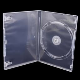 1PCS CD Storage Box Transparent DVD Case CD Package Portable for Home Cinema - Single Disc