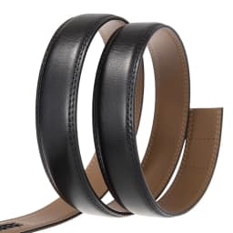 30mm 31mm Width Belt No Buckle For Men Black Coffee Men's Business Cow Leather Ratchet Belts Strap Without Buckles