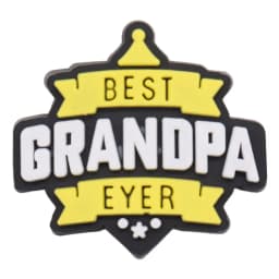 1-17Pcs PVC Dad Jokes Best Grandpa DIY Man Cool Shoe Charm Button Clog I Love Papa Sandals Decorations Holiday Gift