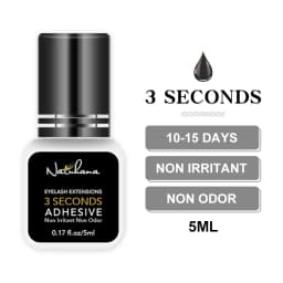 NATUHANA 5ml Professional Eyelash Extension Glue Fast Drying Strong Hold Low Smell Long Retention False Lash Adhesive