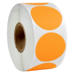 25mm 250-500pcs Colorful Writable Round Self-adhesive Sticker Handwriten Category Labels Decoration Packaging Supplies Whoesale