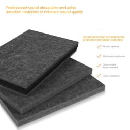 Three Layer Shock-Absorbing Sponge Pad Floor Sound Insulation Indoor Audio Anti-Vibration Pad Interlayer Noise Reduction Cushion