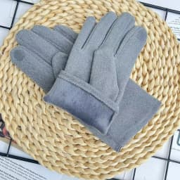 Winter Keep Warm Touch Screen Plus Velvet Inside Mens Gloves Fashion Personality Simple Thicken Man Outdoor Drive Cycling