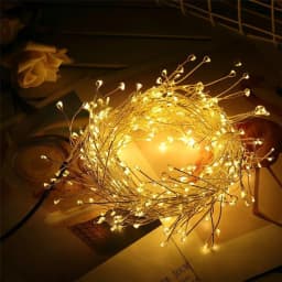50M 100M LED Cluster String Lights Christmas Firecracker Fairy Lights Garland For New Year Wedding Party Christmas Tree Decor