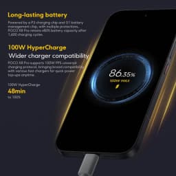 POCO X8 Pro 5G Global Version Dimensity 8500-Ultra 12GB 512GB 6500mAh 100W HyperCharge 6.59'' 1.5K 120Hz NFC Android Phone