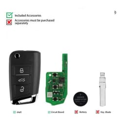 5pcs Xhorse VVDI Super Remote With XT27 XT27A66 Chip XELEX0EN XEFO01EN XEKF21EN XEKF20EN XEDS01EN XEMQB1EN For VVDI MINI Key