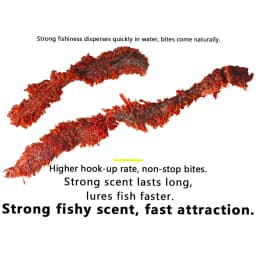 1pc Preserved Lugworm Bait 85g Silicone Marinated Finger-Length Worms Semi-Dried Ragworm Sandworm Bait Fishing Bait Accessories