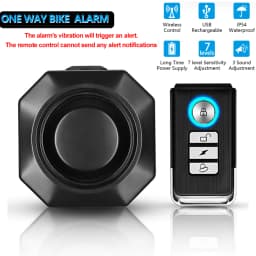 Wireless Bicycle Anti-Theft Alarm Two-Way Vibration Trigger Bike Alarm with Remote Control Waterproof