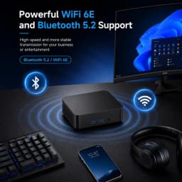 2026 New Mini PC Intel Core I3 6006U Windows 11 Pro Compact Silent Triple Display Type C HDMI Expandable Memory For Office Home